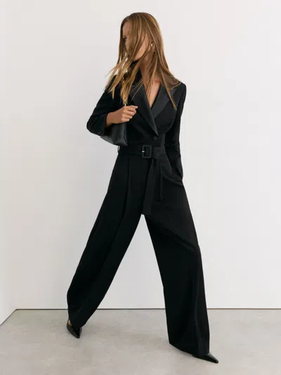 Reiss Black Petite Jumpsuit