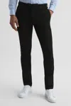 Reiss Black Slim Fit Chinos