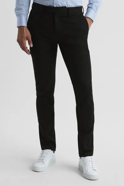 Reiss Black Slim Fit Chinos