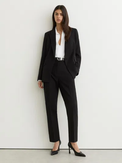 Reiss Black Tall Tailored Single Breasted Suit Blazer