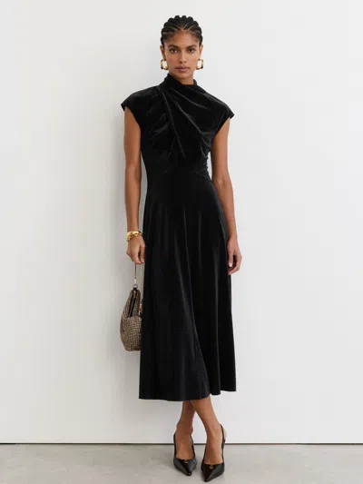 Reiss Black Tara Dress