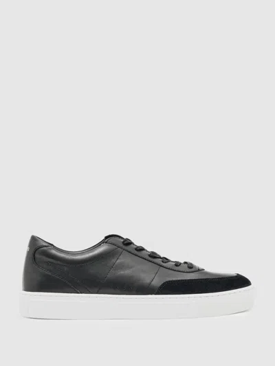Reiss Black Trainers