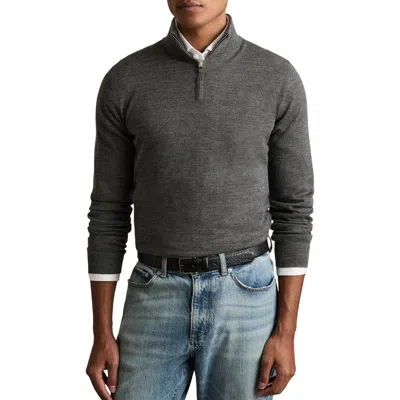 REISS REISS BLACKHALL WOOL QUARTER ZIP PULLOVER