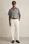 Reiss Barella Geo Wave Camp Shirt