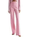 Reiss Blair Wool-blend Wide Leg Trouser In Pink