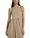 Reiss Blake Jersey Midi Dress In Neutral