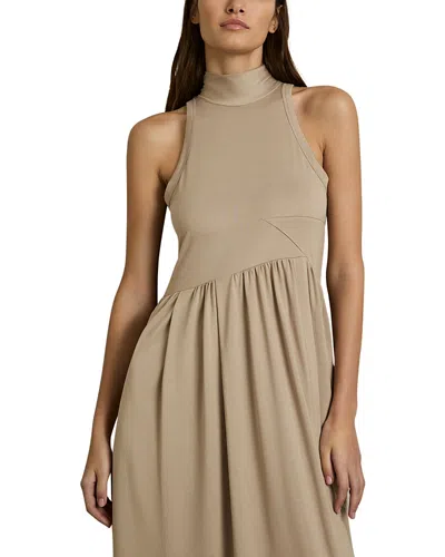 Reiss Blake Jersey Midi Dress In Neutral
