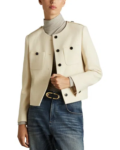 REISS REISS BLANE CROPPED WOOL JACKET