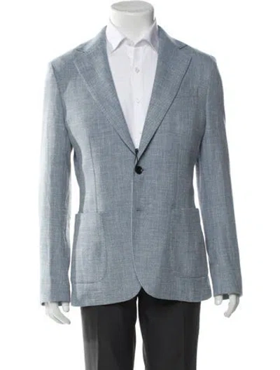 Pre-owned Reiss Blazer In Blue