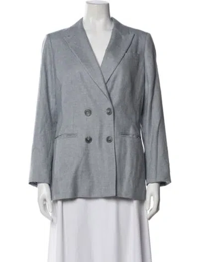 Pre-owned Reiss Blazer In Blue