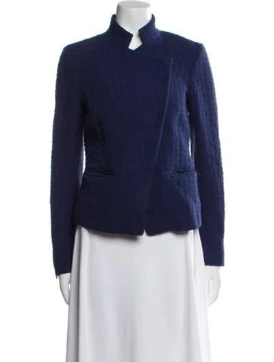 Pre-owned Reiss Blazer In Blue