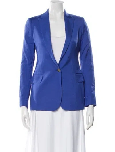 Pre-owned Reiss Blazer In Blue