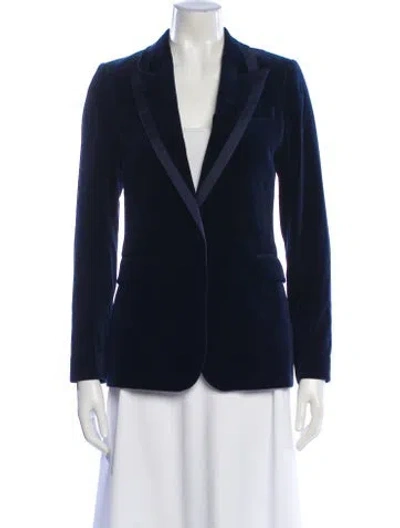 Pre-owned Reiss Blazer In Blue