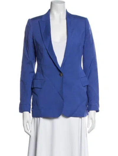 Pre-owned Reiss Blazer In Blue