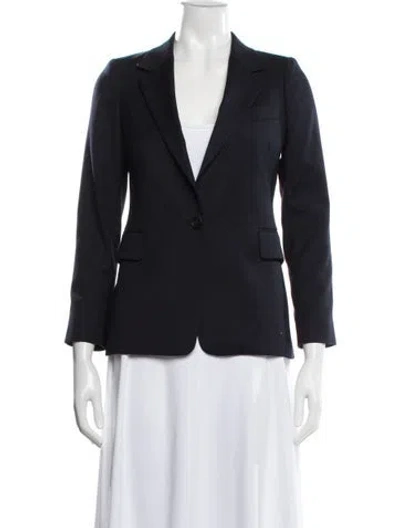 Pre-owned Reiss Blazer In Blue