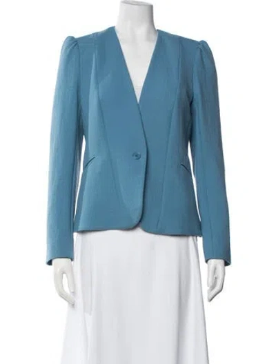 Pre-owned Reiss Blazer In Blue