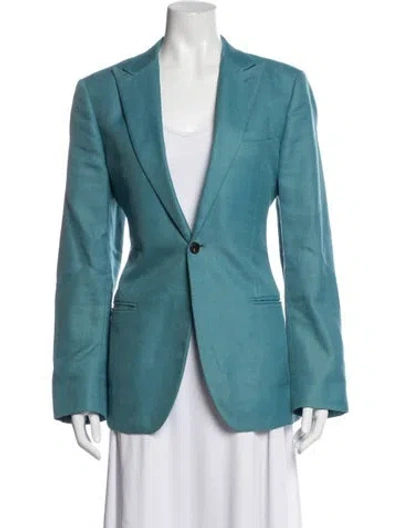 Pre-owned Reiss Blazer In Blue