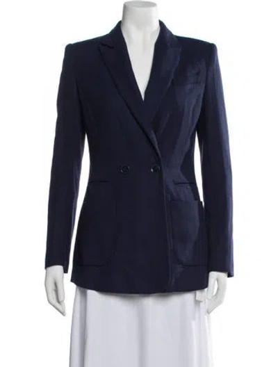 Pre-owned Reiss Blazer In Blue