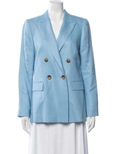 Pre-owned Reiss Blazer In Blue
