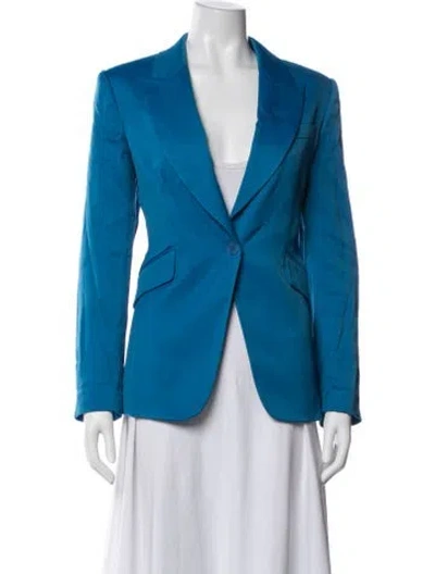 Pre-owned Reiss Blazer In Blue