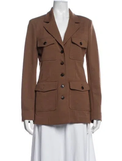 Pre-owned Reiss Blazer In Brown