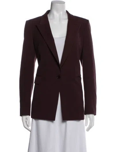 Pre-owned Reiss Blazer In Burgundy