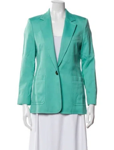 Pre-owned Reiss Blazer In Green