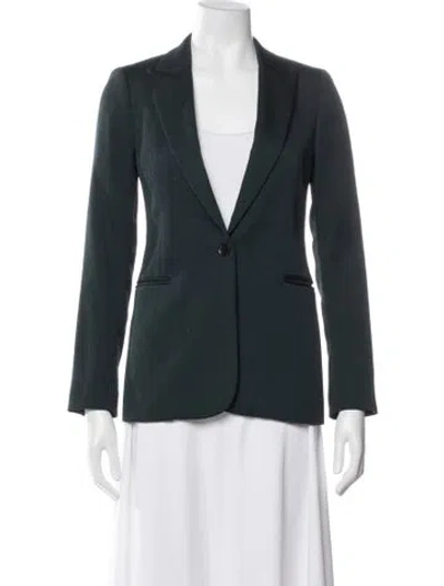 Pre-owned Reiss Blazer In Green