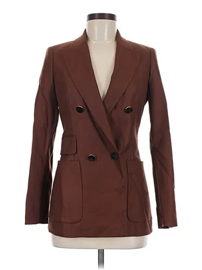 Pre-owned Reiss Blazer Jacket In Brown