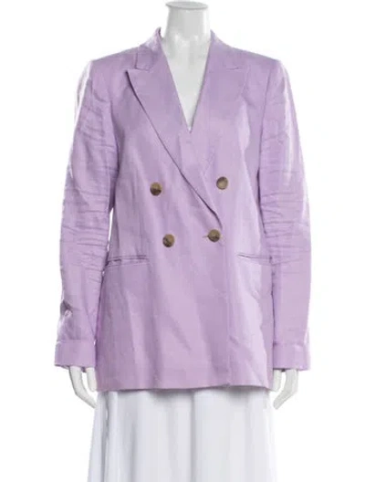 Pre-owned Reiss Blazer In Purple