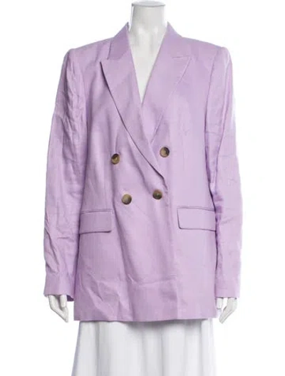 Pre-owned Reiss Blazer In Purple