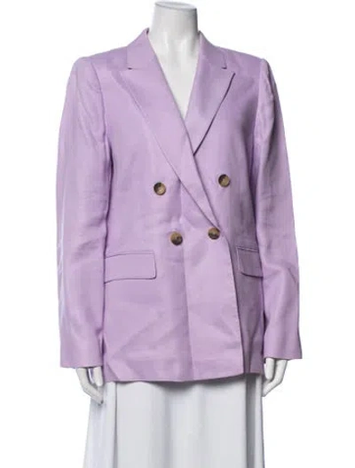 Pre-owned Reiss Blazer In Purple