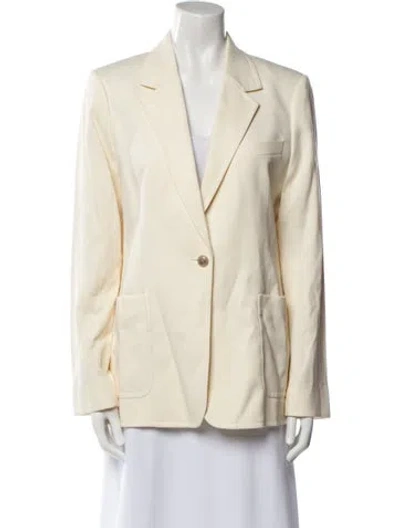 Pre-owned Reiss Blazer In Yellow