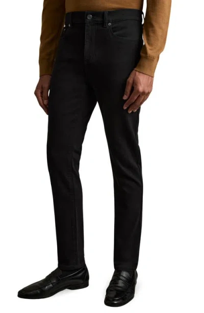 Reiss Bleaker Slim Fit Jeans In Black