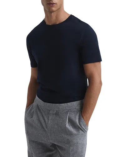 Reiss Bless Crewneck Tee In Navy