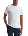Reiss Christopher Towelling Crewneck Tee In White
