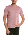 Reiss T-shirt Mit Rundhalsausschnitt In Pink