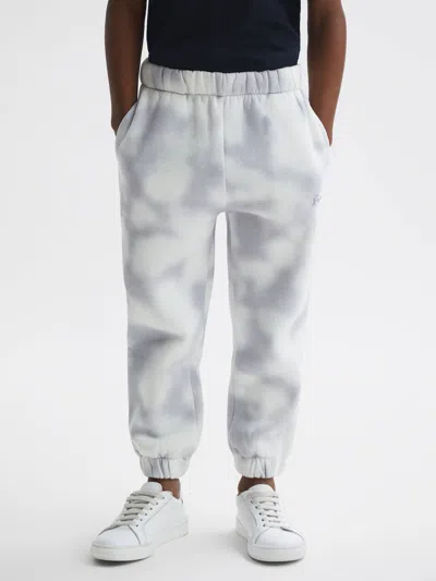 Reiss Blue 4-9 Yrs Cotton Tie Dye Joggers In Multi