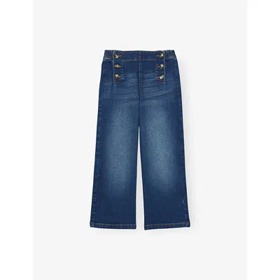 Reiss Kids' Blue Carmelle Straight-leg Jeans 9-13