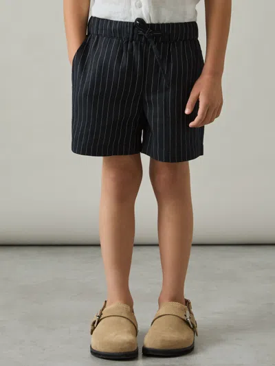 Reiss Blue Drawstring Shorts