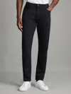 Reiss Blue Stay-blue Slim Fit Jeans In Black
