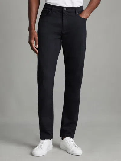 REISS BLUE STAY-BLUE SLIM FIT JEANS