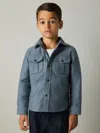 Reiss Blue 9-13 Yrs Brushed 100% Cotton Shirt