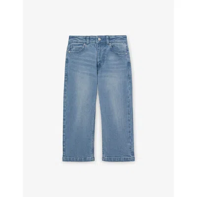 Reiss Kids' Ronnie Relaxed-fit Stretch-denim Jeans 3-9 In Blue