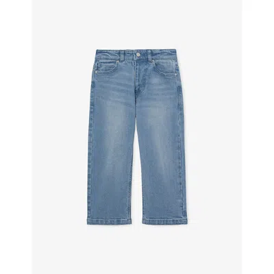 Reiss Kids' Ronnie Relaxed-fit Stretch-denim Jeans 9-13 In Blue