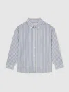 Reiss Blue/white Shirt In Multi