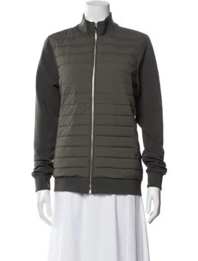 Pre-owned Reiss Bomber Jacket In Gray