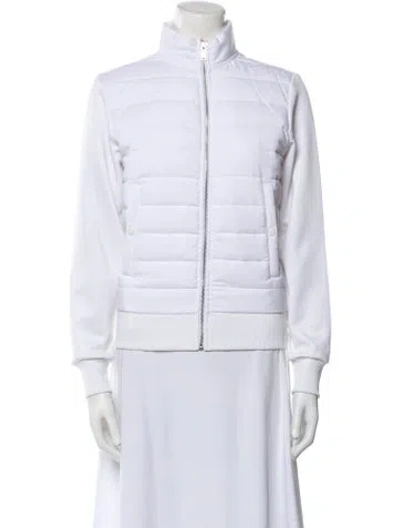 Pre-owned Reiss Bomber Jacket In White