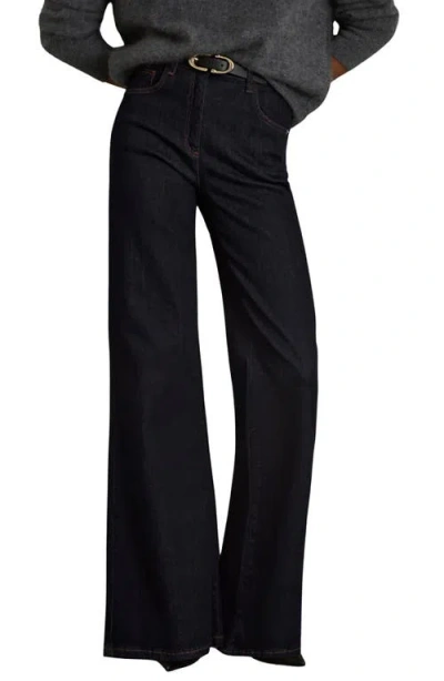 Reiss Bonnie Flare Jeans In Blue