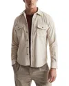 Reiss Bonucci Twin-pocket Corduroy-cotton Overshirt In Beige